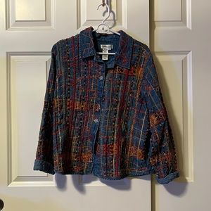 One of a Kind: Denim Knit T-Shirt